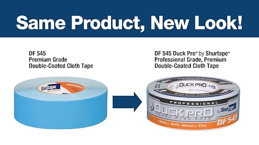 Shurtape DF 545 Double-Sided Carpet and Duct Tape, Sticks to Hardwood, Tile and - Image 2
