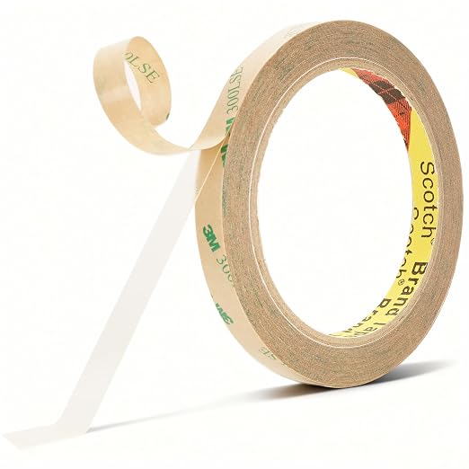 3M Double Sided Tape Heavy Duty Made of 300LSE 0.39"×36Ft Clear Mounting Tape by Ruiheda