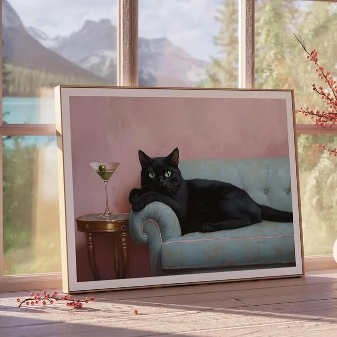 EIBEILI Cat Diamond Art Kits for Adults-Diamond Painting Kits Wall Decor | - Image 5