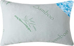 HOXXME Single Memory Foam Pillows King Size Set of 1, Cooling Rayon Pillow by HOXXME