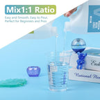 OcePor Epoxy Resin-2 Gallon, Crystal Clear Epoxy Resin Kit, No Yellowing No - Image 4
