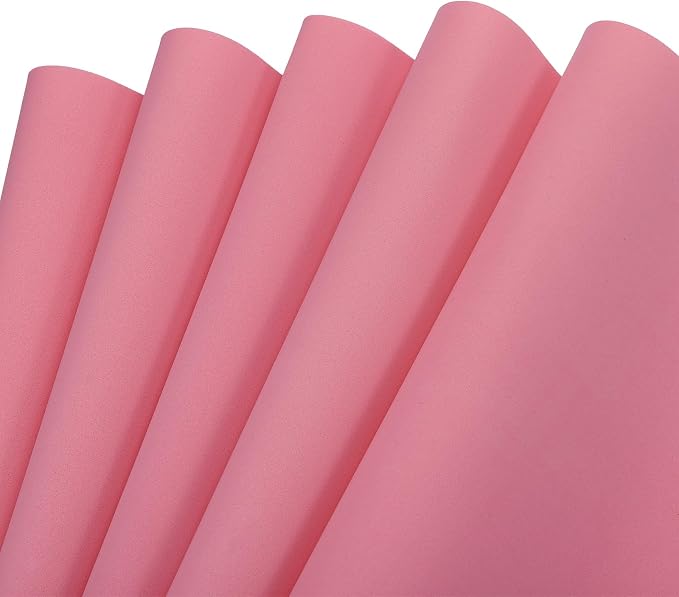 MECCANIXITY EVA Foam Sheets Pink 19.7 Inch x 19.7 Inch 1mm Thick Crafts Foam by MECCANIXITY