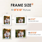 FIXSMITH 8x10 Picture Frame Bulk-6 Pack, Photo Frame - Image 2