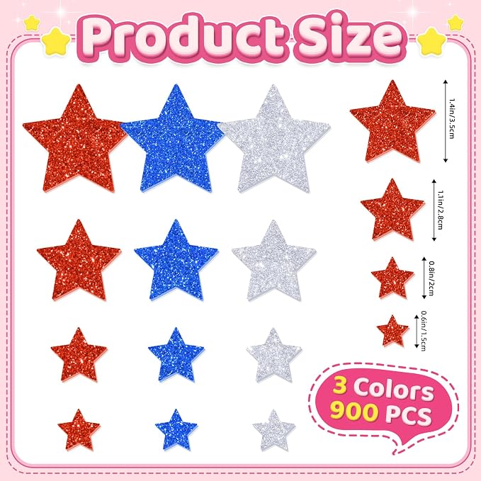 870Pcs Foam Stickers - Image 2