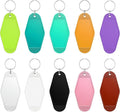 Uniclife 10 Pcs Blank Hotel Keychain Tags, Blank Motel Keychain by UnicLife