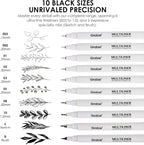 Grabie Micro Fineliner Pens, Illustration, Journaling, Art Supplies - Image 4