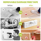 Double Sided Mounting Tape Heavy Duty, Damage Free, 0.39'' x 16.5 FT | Removable - Image 6