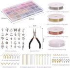 QUEFE Jewelry Making Supplies Kit 1800pcs 56 Colors Crystal Beads, Bracelet - Image 2