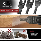 Oscillating Saw Blades – 9 Pcs Scitik HCS Narrow Width Multitool Blades Set - Image 2