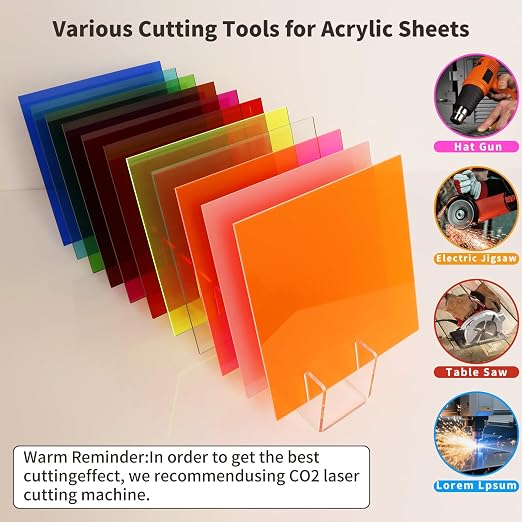 1/8 Thick 12 x 12 inch Translucent Acrylic Sheets - Image 3