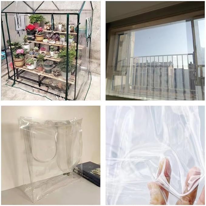 ONEART | Super Clear Multi Purpose PVC Vinyl-12 Gauge Waterproof Transparent - Image 4