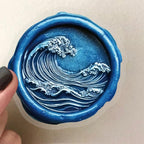 50 Pcs Clear PET Wax Seal Aesthetic Stickers - Image 2