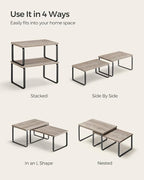 SONGMICS Cabinet Organizer Shelf, Kitchen Storage, Spice Rack, Expandable - Image 7