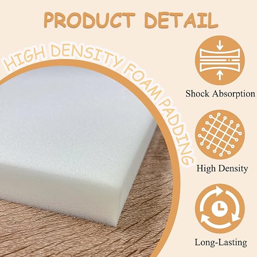 Polyurethane Foam 2 PCS 16 x 12 x 1 inch, High Density Cushion Foam - Image 3