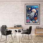 ZQEATRY Jellyfish Coral Reef Special Shape Diamond Art Kits - Image 3