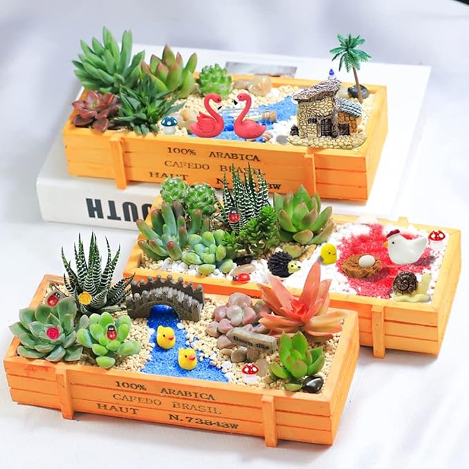 Dracarys Selected 50 Pieces Fairy Garden Accessories, Miniature Figurines - Image 3