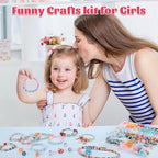 AIPRIDY 3200 Pieces Girls Toys Bracelet Making Kit, Unicorn/Mermaid Clay Beads - Image 7