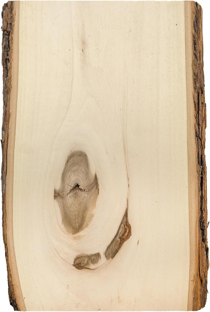 Foggy Bottom Woodworks Rustic Live Edge Basswood Planks, 0.69 X 7 to 9 X 11 - Image 2