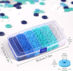 6000 Pcs Blue Clay Beads for Bracelets Making, Funtopia Heishi Beads Polymer - Image 6