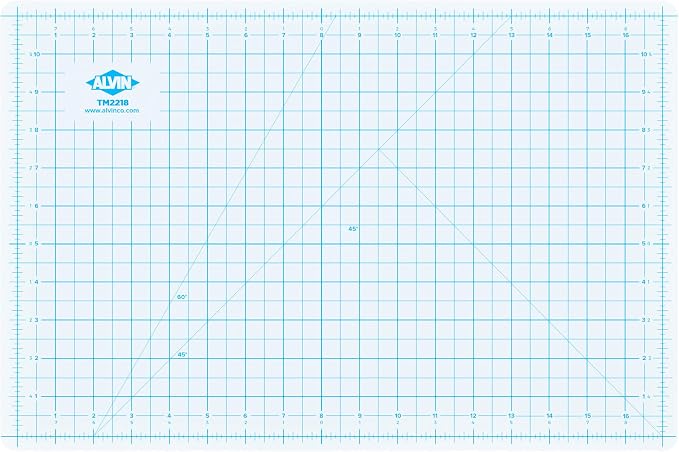 ALVIN TM Translucent Cutting Mat 12 x 18 inch | 3mm Layer by Alvin