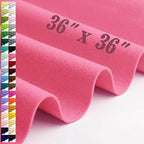 Large Felt Fabric Sheet 36 x 36 Inch, 1.6mm Thick | Soft nonwoven felt by MIGLORIA