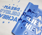 guangyintong Heat Transfer Vinyl Sky Blue HTV Rolls, Glossy Surface Sky HTV - Image 5