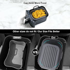 Silicone Air Fryer Liners 2 Pack, Reusable Compatible - Image 6