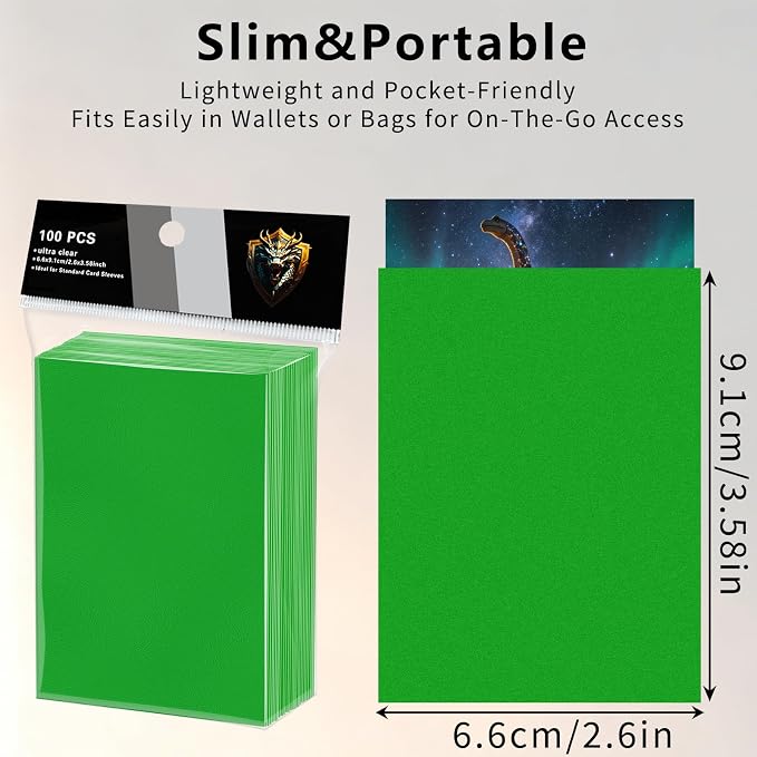 3000 Counts Card Sleeves for Trading Cards, 10 Colors Deck Card Sleeve | - Image 6