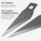 Nicpro 120 PCS Hobby Blades Set SK-5, Utility #11 Art Blades Refill Cutting Tool - Image 4
