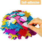 TTSAM Glitter Colorful Sea Animals Shapes Foam Stickers Self Adhesive Craft - Image 5