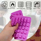 Palksky 4Pcs Gummy Bear Mold Silicone, Fruit Snack Molds, Gummies Trays Molds - Image 8