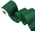 Forest Green 4 Inch 15 Yards Satin Wired Ribbon Valentine's Day Ribbons by Simplegoal