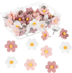 30PCS Cute Push Pins, Bulletin Board Pins, Bulletin Board Decorations, Flower by starfa+lab
