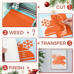 IModeur Glossy Orange Permanent Vinyl - Image 4