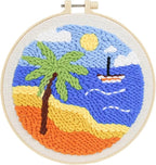 Summer Time Seaside Punch Needle Kit by Unknown