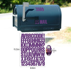 Letter Stickers, Mailbox Numbers, 1.5 Inch Waterproof Vinyl Alphabet | 1 1/2 - Image 2