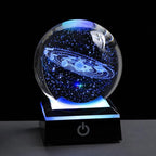 Qianwei 3D Solar System Model Crystal Ball Astronomy Gifts Men Space Decor | by QianweiCrystal