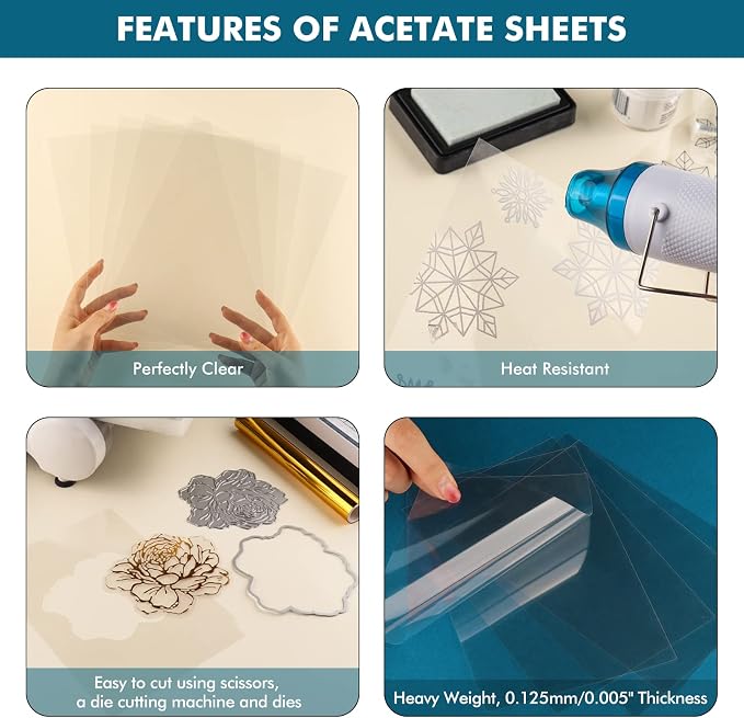 Heat Resistant Clear Acetate Sheets - Image 2