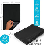 Allgala 20 Pack Self-Adhesive EVA Foam Paper 8x12 Inch Sheets-Black-CF85410 - Image 2