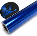 Royal Blue Metallic Heat Transfer Vinyl Roll by WRTUUED