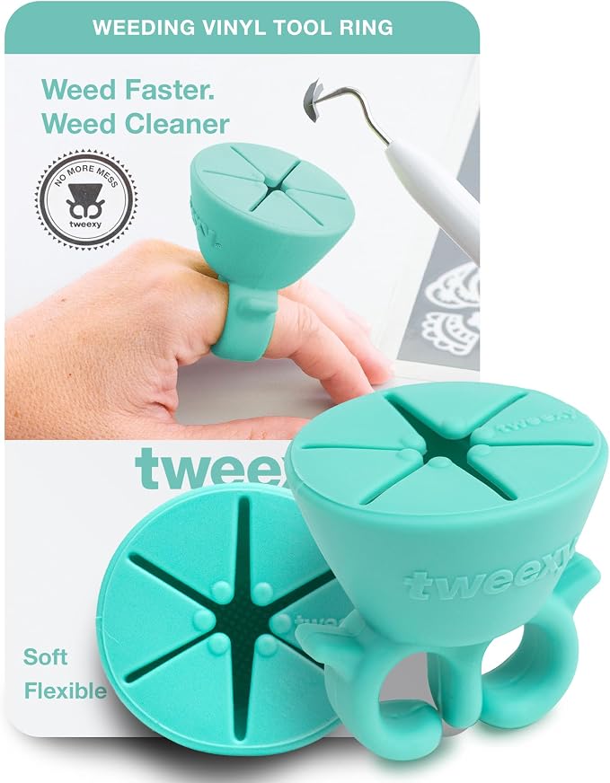 tweexy Craft Vinyl Weeding Scrap Collector Ring | Weeding Tools by tweexy