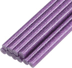uxcell Mini Hot Glue Sticks for Glue Gun 0.27-inch x 4-inch Purple Glitter 10pcs by uxcell