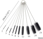 Honbay 10PCS 7.87Inch Nylon Tube Brush Set Cleaning Brush Set - Image 2