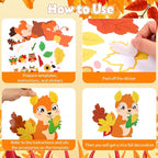 DERAYEE 12PCS Fall Animal Craft Kit - Image 5