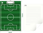 WISYOK Double-Sided Soccer Coaching Clipboard, Premium Dry Erase Tactical Board - Image 2