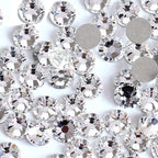 Onwon 288 Pieces SS30 / 6.35mm Clear Crystal Flat Back Brilliant Round by Onwon