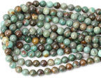 35PCS 10mm Natural Dragon Blood Jade Round Loose Beads Stone Beads - Image 3