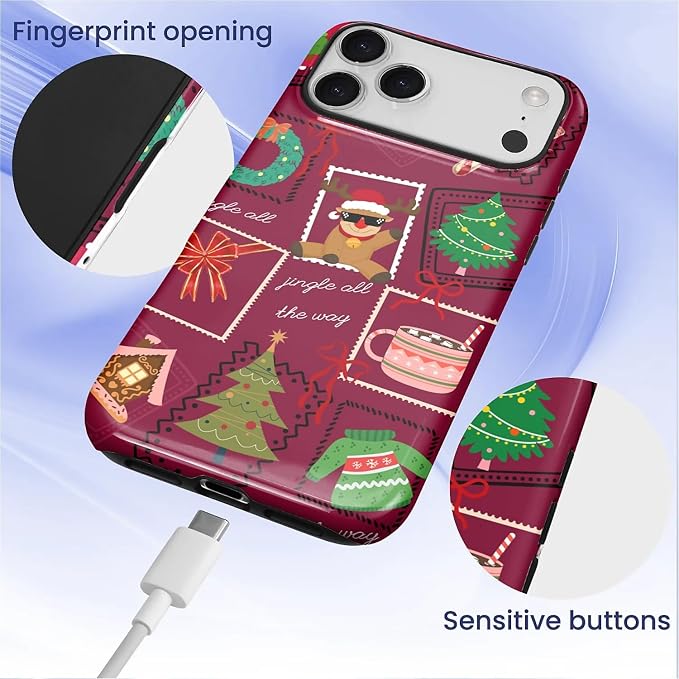 Case for iPhone 17 Pro Max, Scratch Resistant Hybrid Double Layer Hard - Image 7