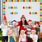 69Ft Christmas Light Bulb Bulletin Board Border Xmas Light - Image 5