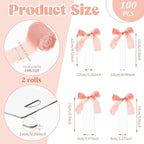 Yeaqee 100 Pcs Acrylic Bookmark Blanks Clear Bookmarks Acrylic Tags - Image 2